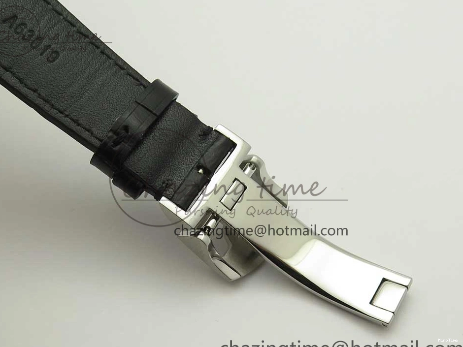 MIROTIME 0809 Portuguese Tourbillon IW5046 SS ZF Best Edition Gray Dial on Black Leather Strap SunProtective 7147